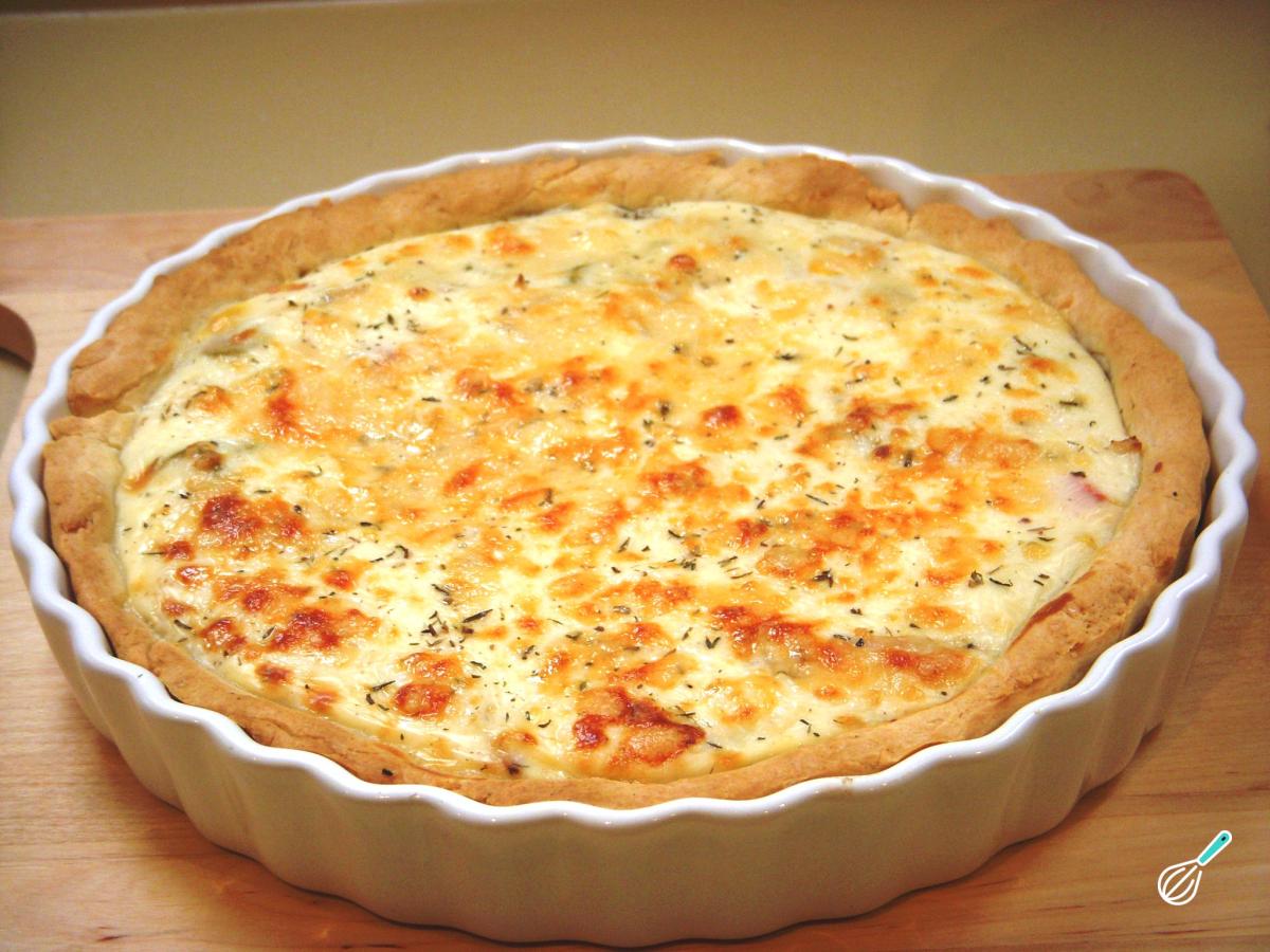 Quiche de Farinha de Arroz Sem Glúten e Crocante