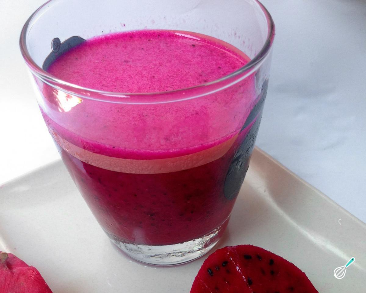 Suco de Pitaya com Limão Refrescante e Saudável