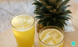 Suco Detox de Abacaxi com Gengibre Refrescante
