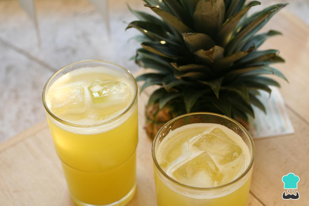 Suco Detox de Abacaxi com Gengibre Refrescante Suco Detox de Abacaxi com Gengibre Refrescante