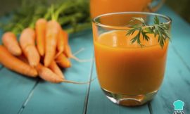 Suco diurético de cenoura e salsinha