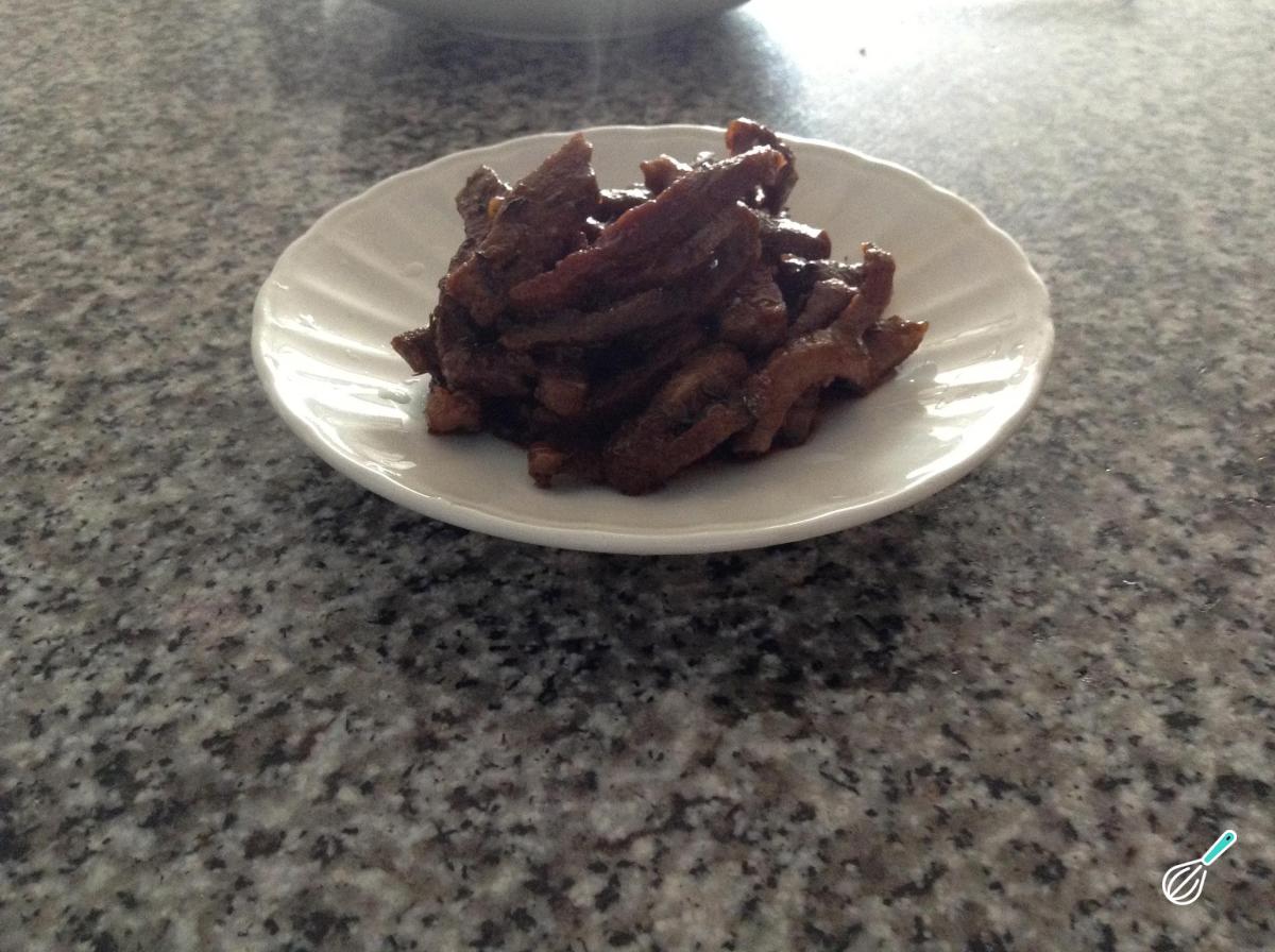 Receita de Tiras de lombo ao estilo oriental Receita de Tiras de lombo ao estilo oriental