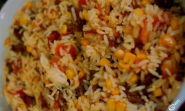 Arroz Temperado com Frango Fácil e Suculento
