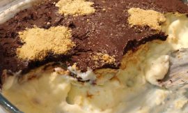 Biscoito Gelado Cremoso de Leite Condensado e Chocolate
