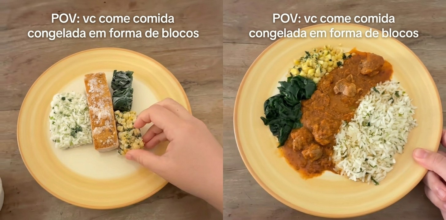 Refeição em Cubos Congelada: Prática e Saudável