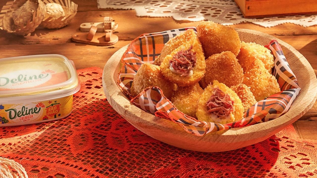 Coxinha de Cuscuz com Carne Seca Fácil e Deliciosa