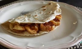 Receita de Crepioca com banana e canela