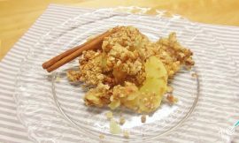Crumble de Maçã Light Sem Açúcar