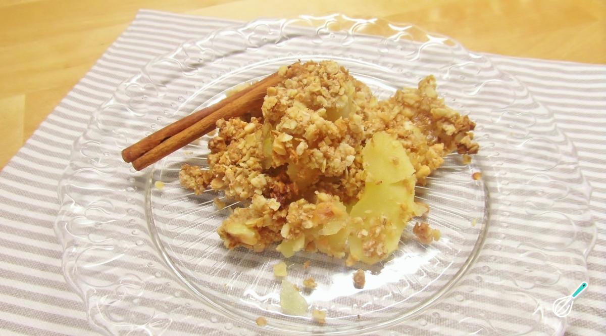 Crumble de Maçã Light Sem Açúcar