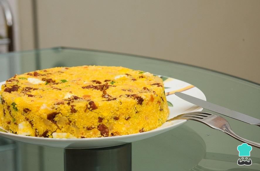 Receita de Cuscuz com mortadela Receita de Cuscuz com mortadela