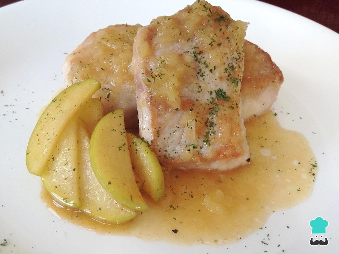 Receita de Lombo de porco com maçã