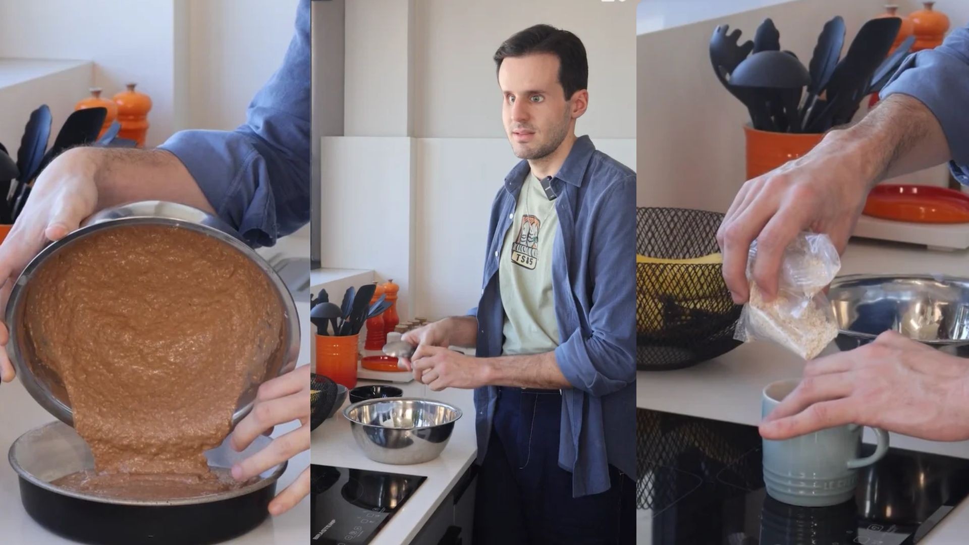 Bolo de Banana e Mirtilos Fácil e Fofinho