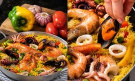 Paella de Frutos do Mar da Sofia Espanha