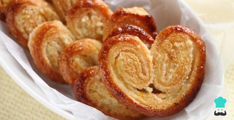 Receita de Palmiers caseiros Receita de Palmiers caseiros