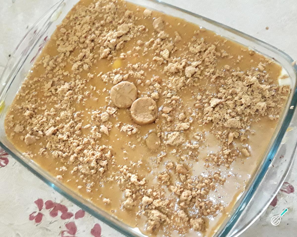 Receita de Pavê de paçoca com doce de leite Receita de Pavê de paçoca com doce de leite