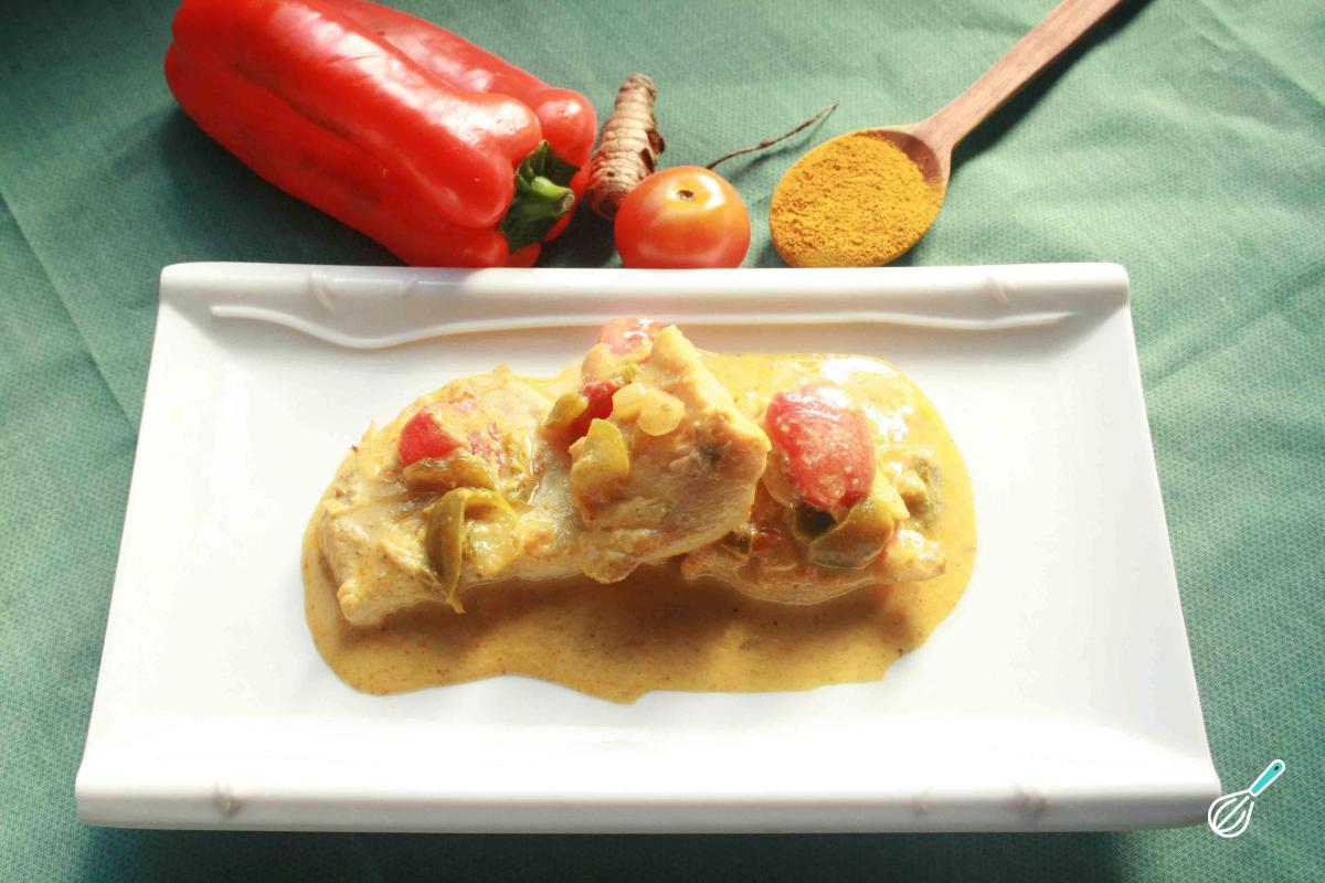 Receita de Peixe ao molho curry indiano Receita de Peixe ao molho curry indiano