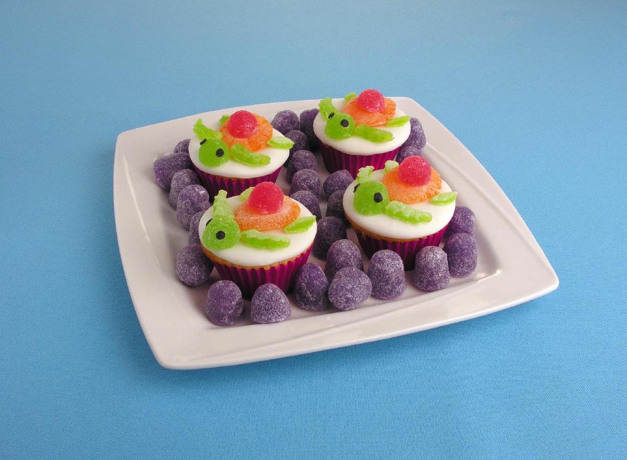 Cupcake de Tartaruga Divertido e Delicioso Cupcake de Tartaruga Divertido e Delicioso