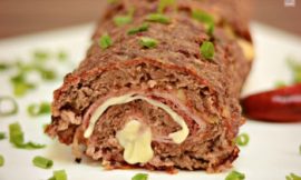 Rocambole de Carne Moída Super Macio e Recheado