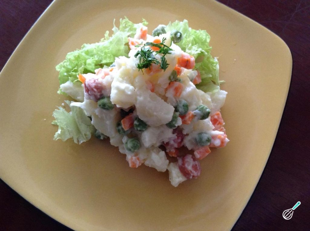 Receita de Salada russa Receita de Salada russa