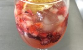 Sangria de espumante doce
