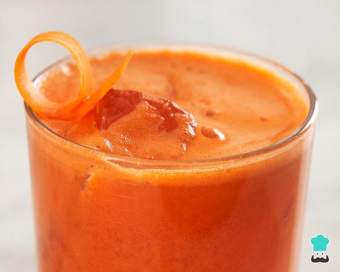 Suco de maracujá com cenoura Suco de maracujá com cenoura