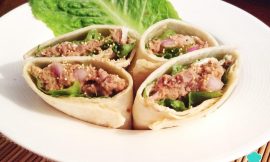 Wrap de Atum e Queijo Leve e Prático Wrap de Atum e Queijo Leve e Prático
