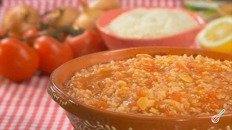 Receita de Arroz de tomate delicioso