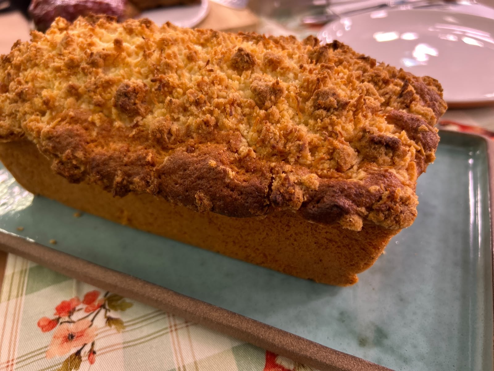 Bolo de Coco com Farofa Crocante da Ana Maria Braga Bolo de Coco com Farofa Crocante da Ana Maria Braga