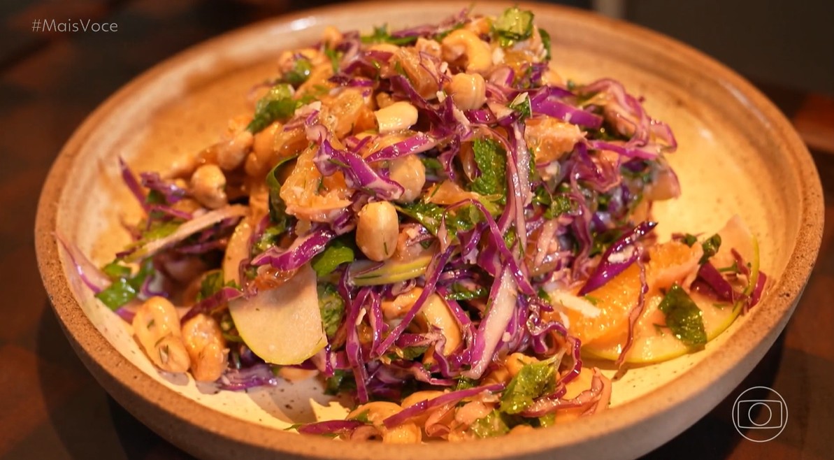Salada de Repolho-Roxo Agridoce: Sabor e Frescor! Salada de Repolho-Roxo Agridoce: Sabor e Frescor!