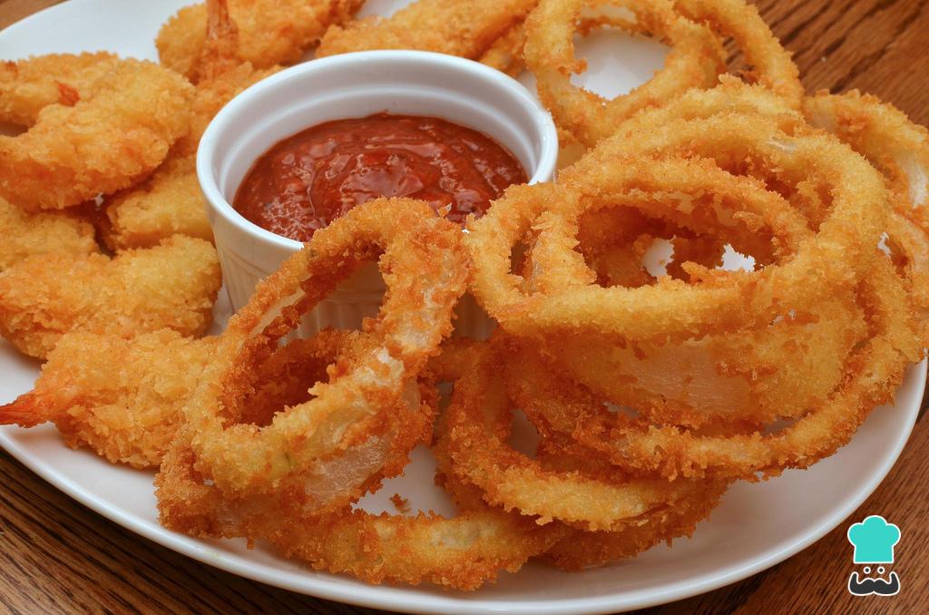 Cebola Empanada Crocante: Receita Fácil de Onion Rings Cebola Empanada Crocante: Receita Fácil de Onion Rings