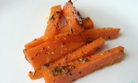 Cenoura Caramelizada com Mel e Tomilho Fácil