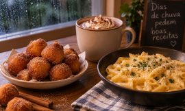 Bolinho de Chuva Perfeito para Tarde Chuvosa