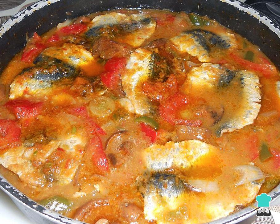 Receita de Escabeche de sardinha fresca