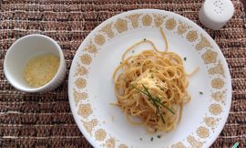 Espaguete Parmesão Cremoso e Fácil