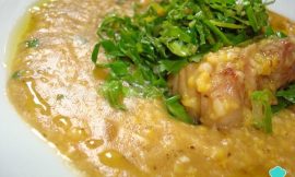 Receita de Galinha com Xerém Cremoso e Suculento Receita de Galinha com Xerém Cremoso e Suculento