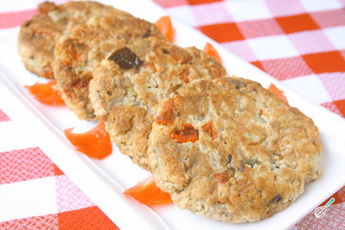 Receita de Hambúrguer de berinjela fit e simples Receita de Hambúrguer de berinjela fit e simples