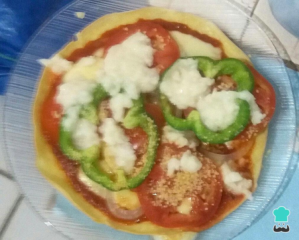 Pizza de Tapioca Saudável e Rápida Pizza de Tapioca Saudável e Rápida