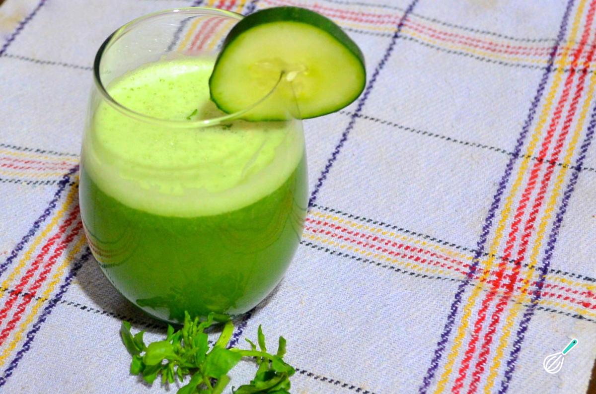 Suco Verde Simples e Detox Refrescante
