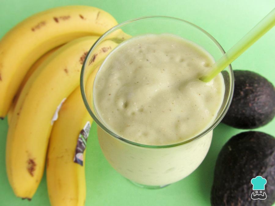 Vitamina de abacate com banana