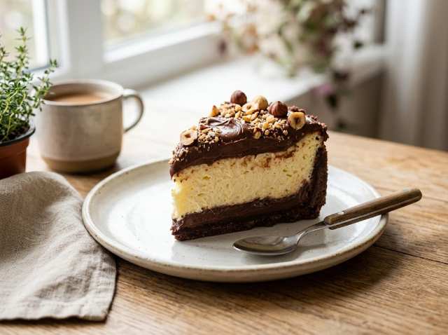 Torta Cremosa de Nutella e Leite em Pó Torta Cremosa de Nutella e Leite em Pó