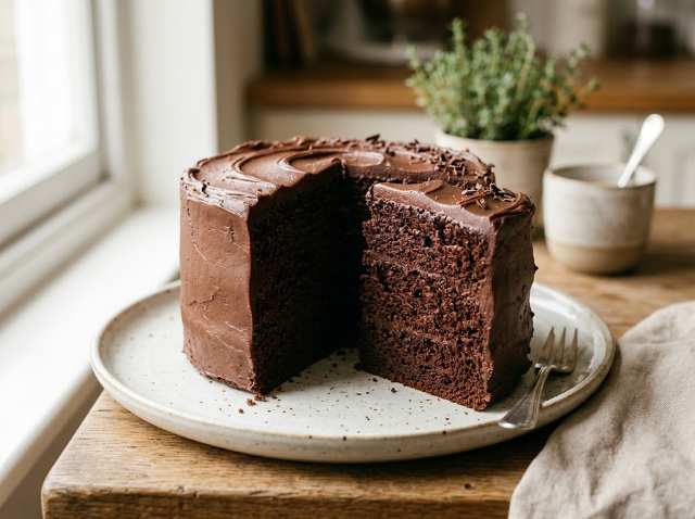 Bolo de Chocolate Fácil com Massa Leve e Aveludada
