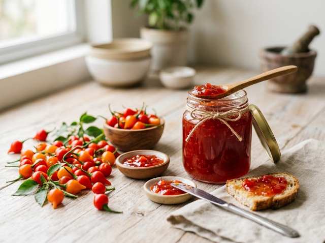 Novas geleias de pimenta biquinho da Tell Alimentos Novas geleias de pimenta biquinho da Tell Alimentos