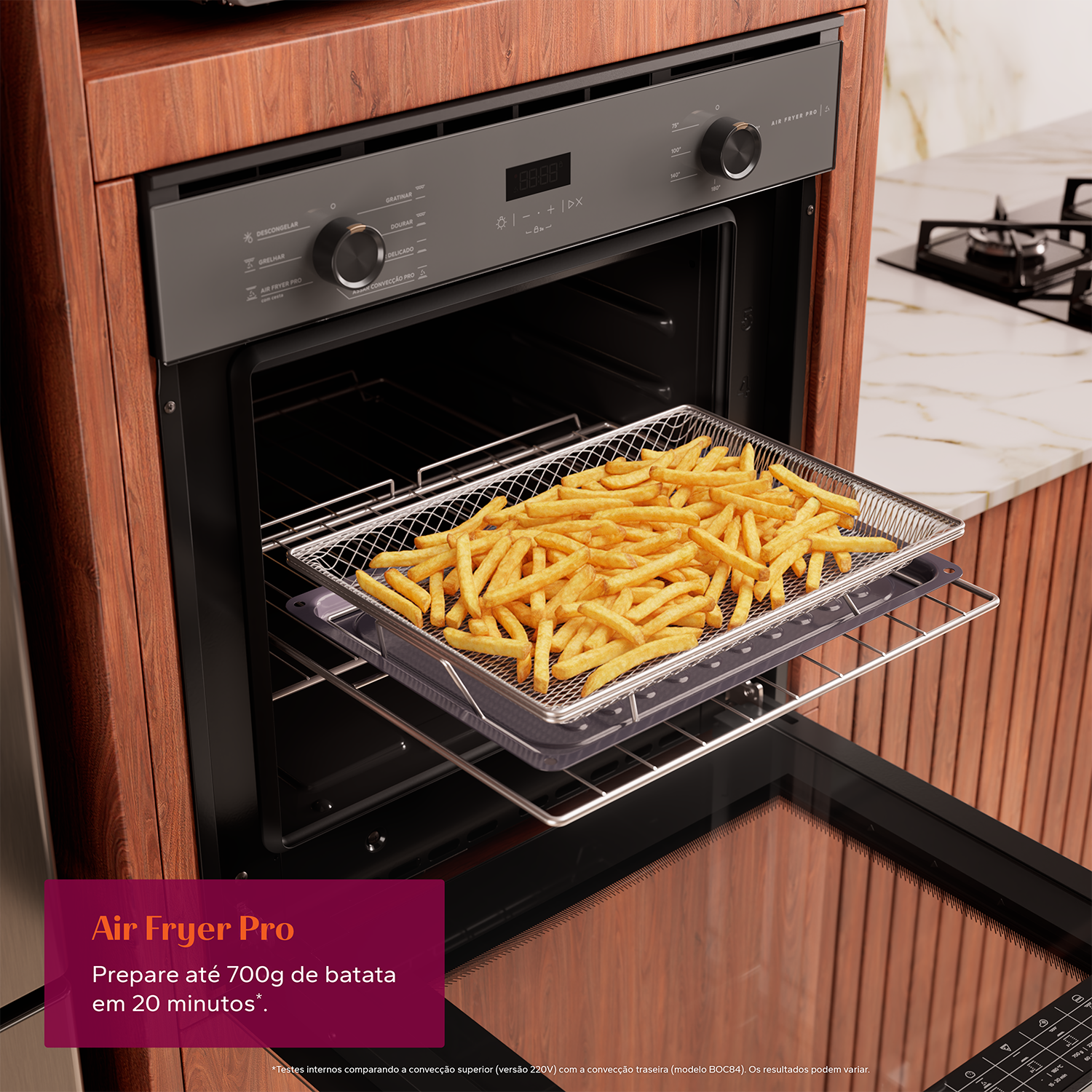 Novo Forno Brastemp com Air Fryer Pro e Design Sofisticado