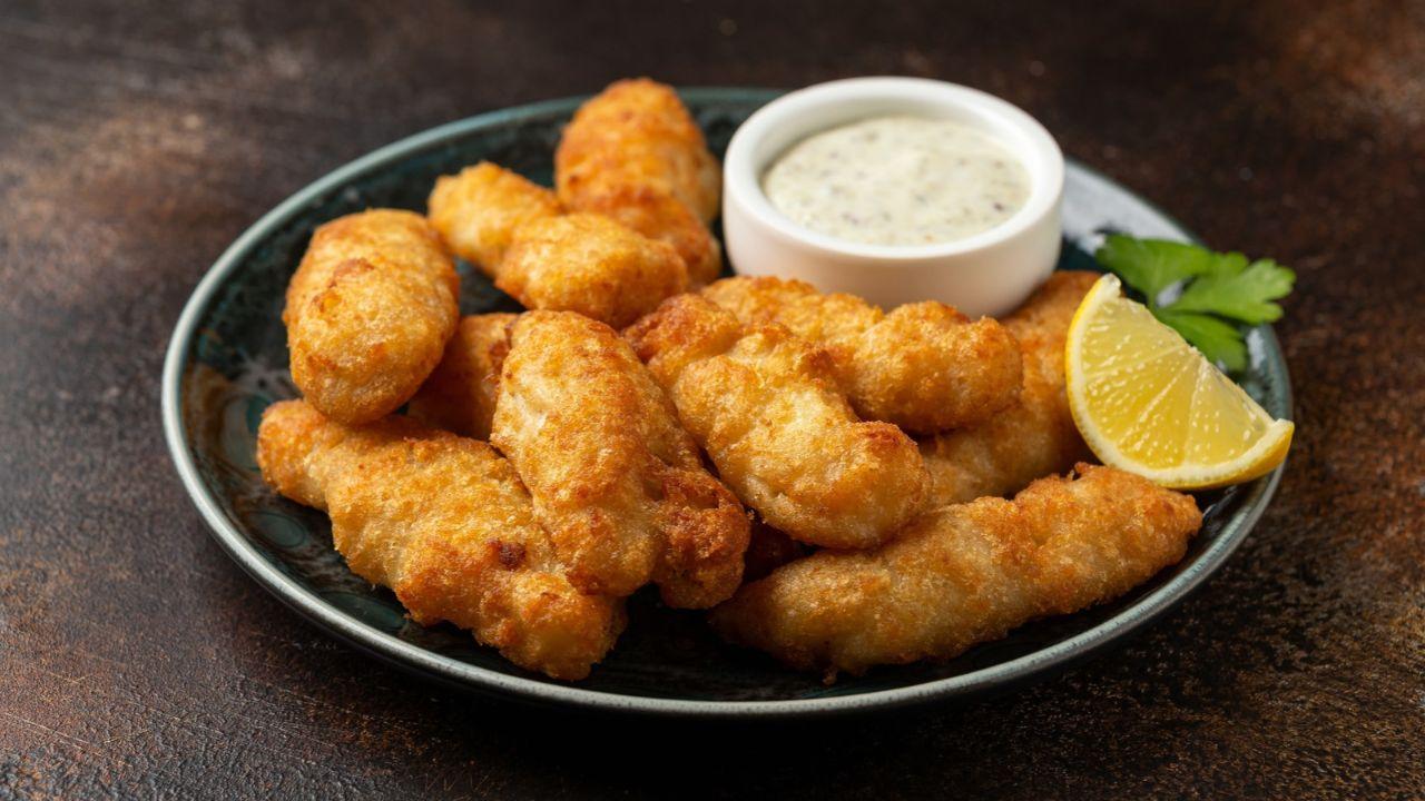 Palitos de Batata à Milanesa Crocantes